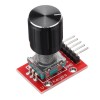 KY-040 Módulo de codificador rotativo de 360 ​​graus com tampa de botão rotativo de potenciômetro de 15x16,5 mm para interruptor de sensor