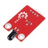 Sensore di fiamma (foro pad) con modulo pin header segnale digitale e segnale analogico