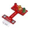 LED Emitting Traffic Light Module(pad hole) Anti-reverse Plug White Terminal