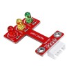 LED Emitting Traffic Light Module(pad hole) Anti-reverse Plug White Terminal