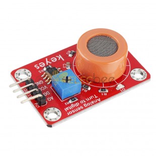 MQ-3 Alcohol Sensor Module with Pin Header Digital Signal and Analog Signal