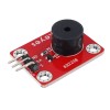 Passive Buzzer Module (pad hole) with Pin Header Wave Frequency 2KHz