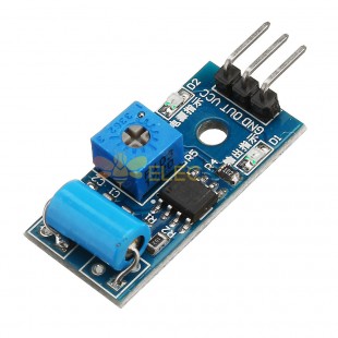 LM393 Mini Tilt Angle Sensor Module Tilt Sensing Probe Intelligent Car Accessories