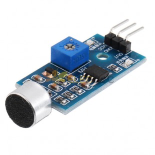 Microphone Sound Sensor Module Voice Sensor High Sensitivity Sound Detection Module Whistle Module