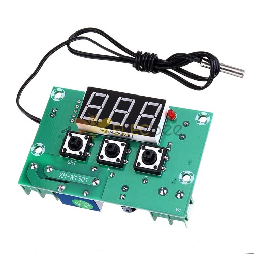 W1301 LED Digital Thermostat Temperature Control Thermometer Controller Switch Module Waterproof NTC Sensor