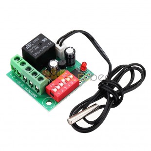 W1701 12V DC Digital Temperature Controller Switch Thermostat Adjustable Thermostat Temperature Switch Cooling Controller