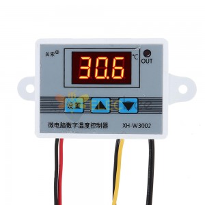XH-W3002 마이크로 디지털 온도 조절기 고정밀 온도 제어 스위치 가열 및 냉각 정확도 0.1