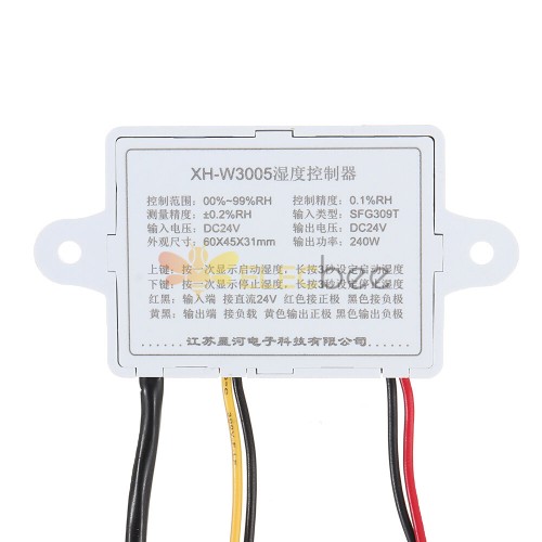 XH-W3005 Digital LCD Igrometer componenti elettronici sensore di  temperatura e umidità Switch Controller Umidità Sensor Alta precisione  0~99% RH 12V /