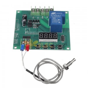 YYW-2 0-1024 ℃ Sensor de Temperatura Controle de Temperatura Relé Detecção Saída Serial de Alta Temperatura com Termopar Tipo K 30A