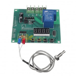 YYW-2 0-1024℃ Temperature Sensor Temperature Control Relay Detection High Temperature Serial Output with K Type Thermocouple 30A
