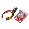 Adjustable Potentiometer Module (Pad hole) with Anti-reverse Plug White Terminal Analog Signal