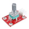 Module de potentiomètre réglable (trou de tampon) avec prise anti-retour Signal analogique de borne blanche