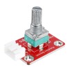 Adjustable Potentiometer Module (Pad hole) with Anti-reverse Plug White Terminal Analog Signal