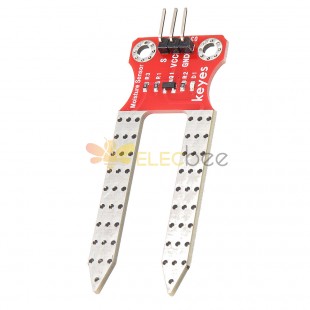 Soil Sensor(Pad hole) Analog Signal with Pin Header Module Board