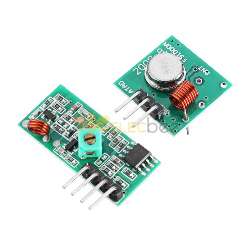 100pcs 433Mhz RF Decoder Transmitter With Receiver Module Kit