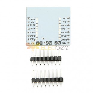 10Pcs Serial Port WIFI ESP8266 Module Adapter Plate With IO Lead Out For ESP-07 ESP-08 ESP-12