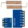 10 piezas RF 433 MHz para módulo receptor transmisor Kit de enlace inalámbrico RF + 20 piezas antenas de resorte para Arduino - productos que funcionan con placas oficiales para Arduino