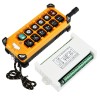 12CH Channel DC12V/24V/AC220V Electric Wireless Remote Control Switch Industrial Personal Computer 433MHz 24V