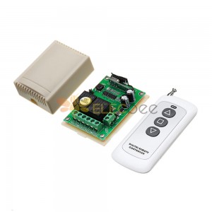315MHz 12V Motor Forward Reverse Controller Commutateur de télécommande sans fil avec émetteur à 3 boutons