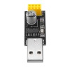 3 pièces ESP01 programmeur adaptateur UART GPIO0 ESP-01 CH340G USB vers ESP8266 série sans fil Wifi carte de développement