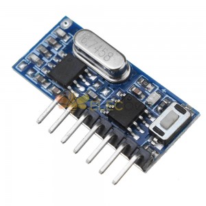 3pcs RX480E-4 433MHz無線射頻接收學習碼解碼模塊4通道輸出