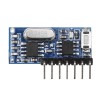 3pcs RX480E-4 433MHz 무선 RF 수신기 학습 코드 디코더 모듈 4 채널 출력