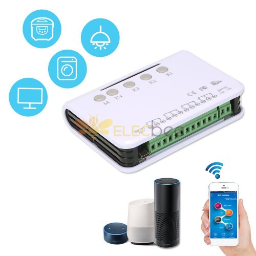 Interruptor inteligente WiFi Interruptor telefónico Control remoto Smart  Home Disyuntores Soporte de Control de Temporización Cuenta Regresiva