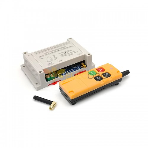 Interruptor de controle remoto de 4 canais 433 MHz controlador de grau industrial AC220V-380V