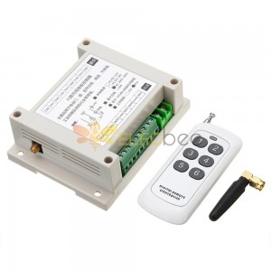 433 MHz AC 220 6 Canais Interruptor de Controle Remoto Sem Fio Controlador de Módulo de Código de Aprendizagem