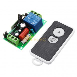 433MHz AC220V 1 Channel Wireless Remote Control Switch Module Learning Code 1CH Relay Module