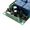 433mhz DC 12V Learning Type 4CH Channel Wireless Remote Control Switch Four Way Relay Control Module