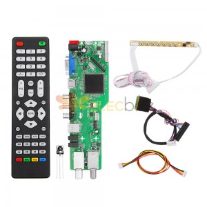 5 OSD Oyun RR52C.04A Dijital Sinyal Desteği DVB-S2 DVB-C DVB-T2/T ATV ​​Evrensel LCD Sürücü Kartı