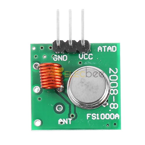 5Pcs 433Mhz Wireless RF Transmitter And Receiver Module Kit