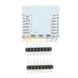 5Pcs Serial Port WIFI ESP8266 Module Adapter Plate With IO Lead Out For ESP-07 ESP-08 ESP-12