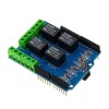 5V 4CH 4 Channel Relay Shield Extended Relay Module para Arduino - productos que funcionan con placas Arduino oficiales