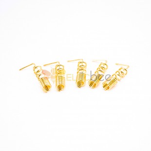 5pcs Copper GSM GPRS Straight / Bent Spring Antenna Bold Copper Spiral Coil Wound Antenna GSM Motherboard Welding DIY