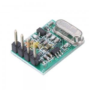 5 peças módulo de transmissão de baixa tensão e alto desempenho 433 mhz tx8 dc1,8 v-3,6 v módulo sem fio super heteródino ASK TTL