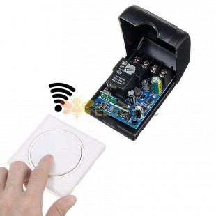 AK-KZ01 315MHZ/433MHZ 1 Channel Wireless Remote Control Switch + Remote Control Panel DC 12V-48V