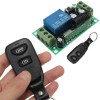 DC 12V 10A Relay 1CH Channel Wireless RF Remote Control Switch With 2 Transmitters