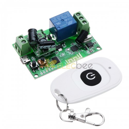 WiFi Switch Module - DC 5~12V, Wireless Remote Voice Automatic Controller  for Alexa/Google iPhone Android App
