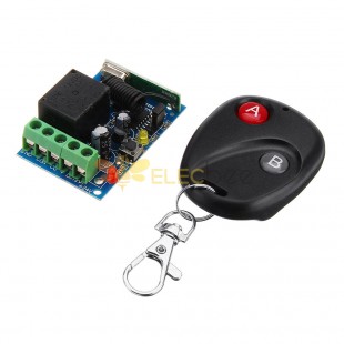 DC12V 10-30M 1CH Wireless Relay Switch 315MHz/433MHz Electrical Remote Control Switch Receiver Board