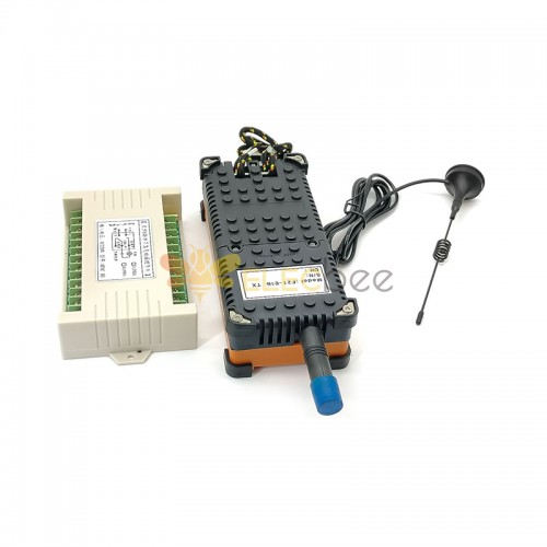 Módulo receptor de interruptor de controle remoto sem fio DC12V/24V/AC220V de 8 canais com controle remoto industrial