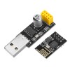 Adaptateur de programmeur ESP01 UART GPIO0 ESP-01 CH340G USB vers ESP8266 carte de développement Wifi sans fil série