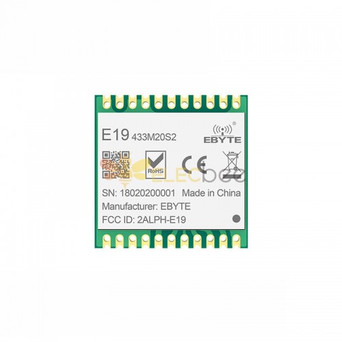 E19-433M20S2 Uzun Menzilli SX1278 20dMm SMD SPI Alıcı-Verici 433MHz RF Modülü