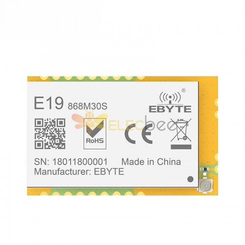 E19-868M30S SX1276 1W SMD SPI 10km Longo Alcance 868MHz Modulador RF Módulo Transceptor Sem Fio