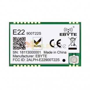 E22-900T22S SX1262 868MHz 915MHz Wireless Transceiver SMD 22dBm UART Module