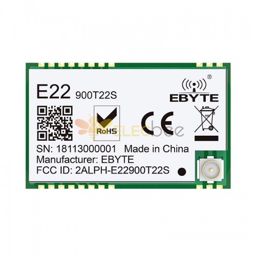 E22-900T22S SX1262 868MHz 915MHz Transceptor Sem Fio SMD 22dBm Módulo UART