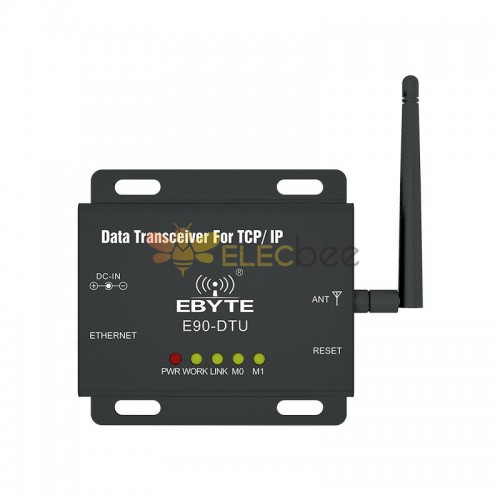 E90-DTU(433C30E) 以太网到无线电传输小尺寸433MHz 1W Modbus RTU网关TCP IP无线收发器物联网模块