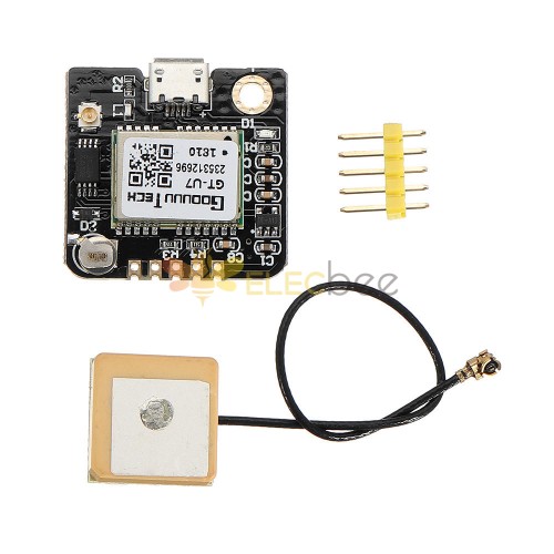 GT-U7 Car GPS Module للملاحة عبر الأقمار الصناعية لنظام Arduino - المنتجات التي تعمل مع لوحات Arduino الرسمية