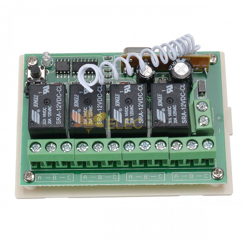 433mhz 12VDC 6 Channel Wireless Remote Control Switch Transmitter